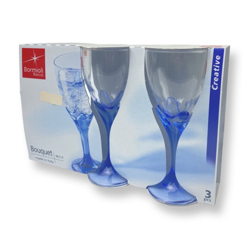 Bormioli Glassware, Set of 3 Pcs, Bouquet, 247 ml - Cupindy