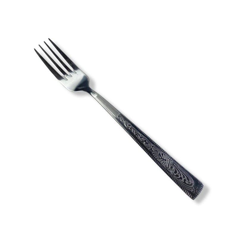 BOYUAN Stainless Steel Dinner Forks Set Of 6 Pieces N17495 - Cupindy