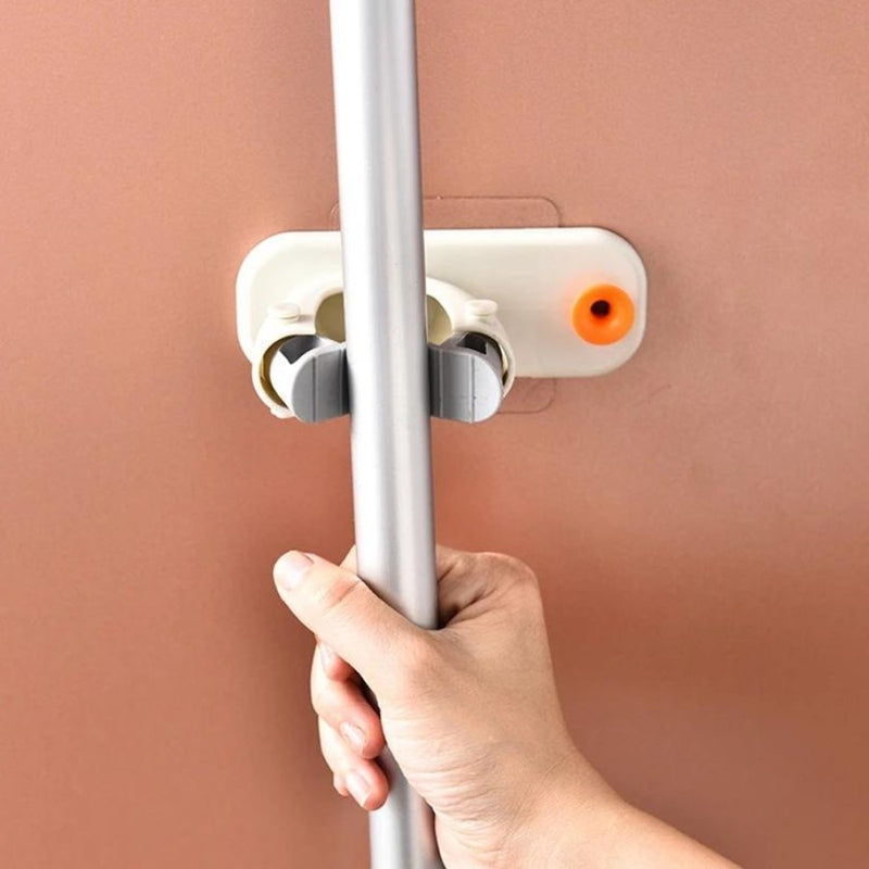 Broom Hanger Storage Rack Organizer Clips - Cupindy