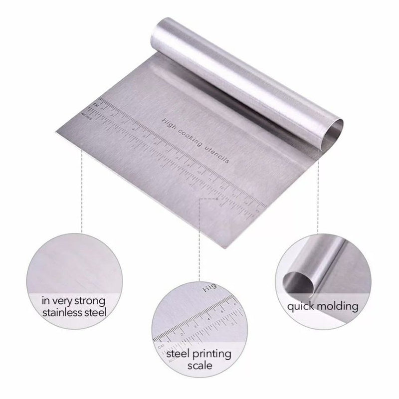 Cake Stainless Steel - Smoother Edge - Pizza Dough Cutter - Cupindy