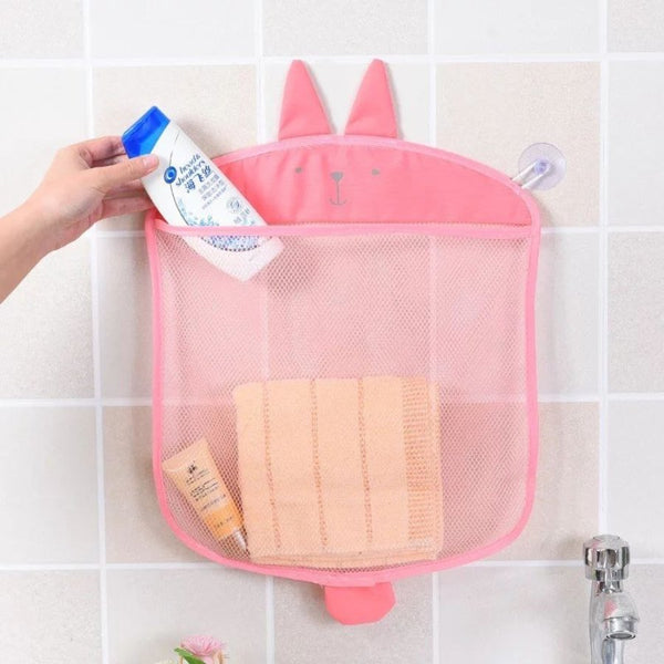 Cartoon Baby bathroom mesh bag Sucker Design - Cupindy