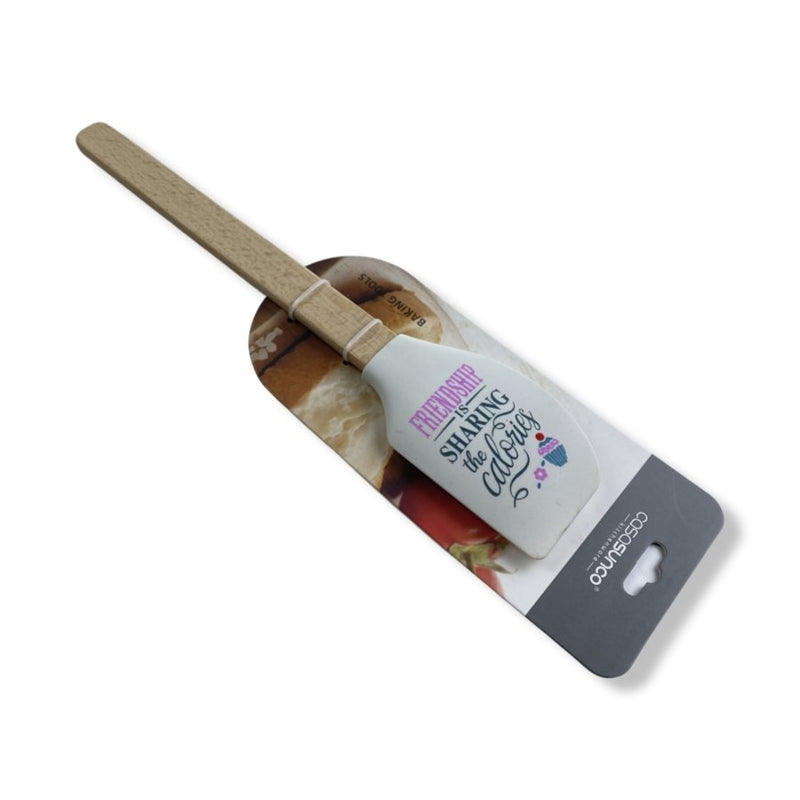 Casasunco Silicone Kitchen Spatula With Wooden Handle, SK-1157 - Cupindy