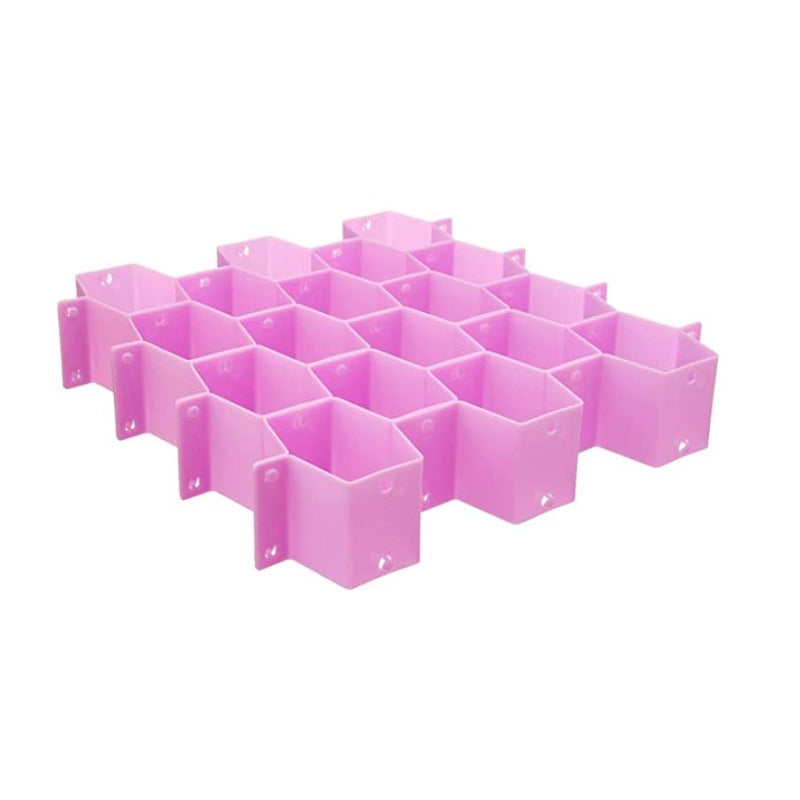 Cell Plastic Insert Organizer Set, 8 Pieces - Multi Colors - Cupindy