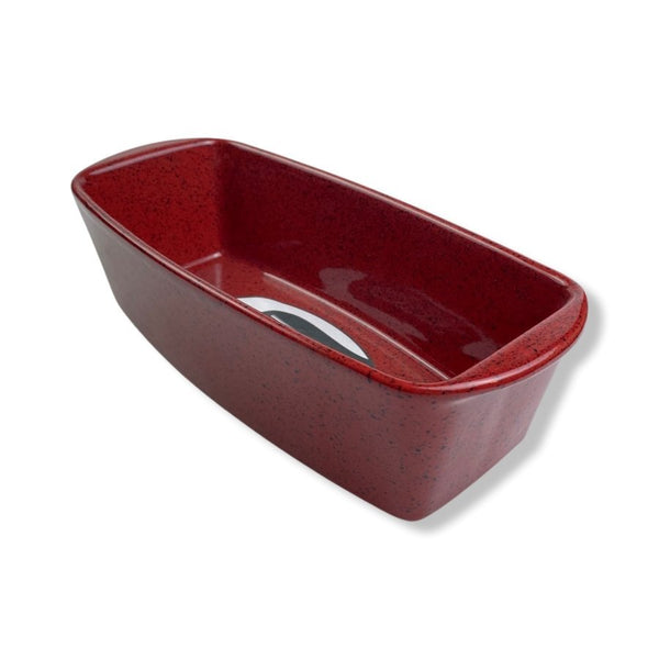 Cerutil Stoneware, Porcelain Oven Dish, Red, Rectangular Shape, 28 cm - Cupindy