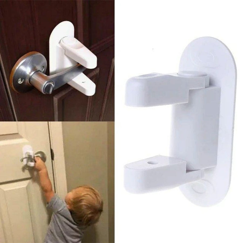 Child Safety Lever Door Locks, 2Pack - Cupindy