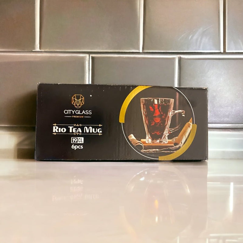 Cityglass Rio Tea Mug - Set of 6 Pieces - Cupindy