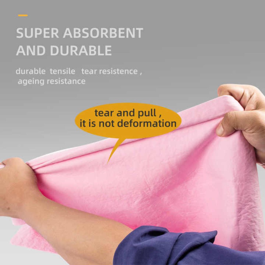 Cleaning Drying Chamois Cloth 66 x 43 cm - Cupindy