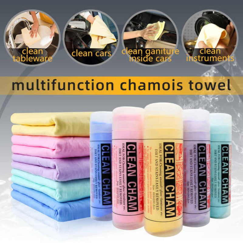 Cleaning Drying Chamois Cloth 66 x 43 cm - Cupindy