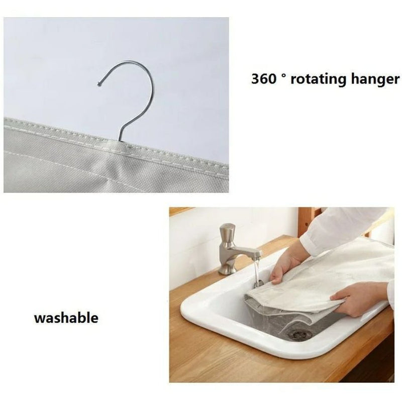 Closet Hanging Organizer with Mesh Pockets - Cupindy