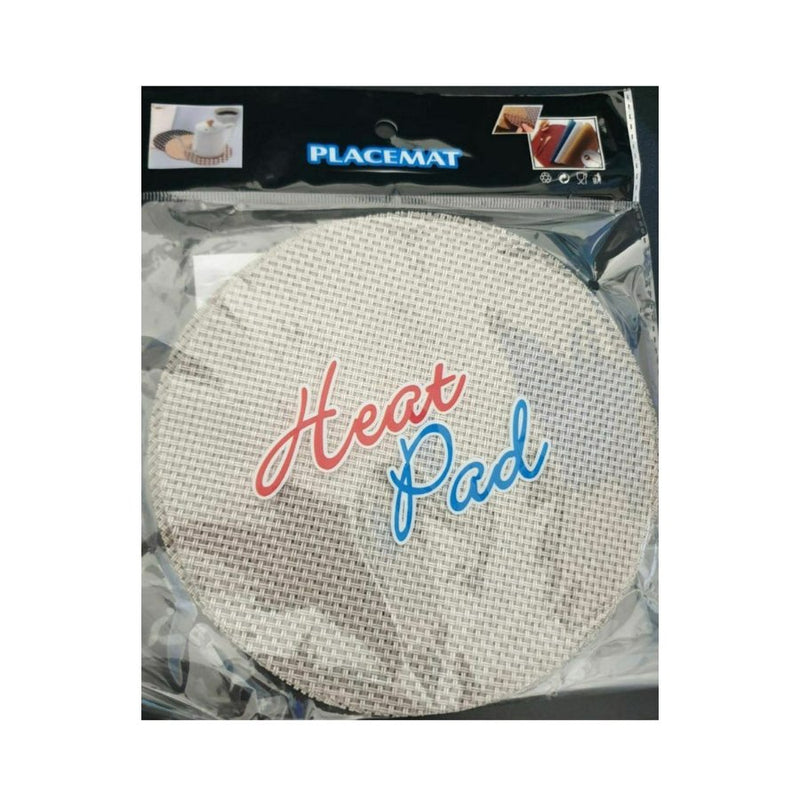 Coaster-6 Piece, Round PVC Woven Placemat - 16 cm - Multi Colors - Cupindy