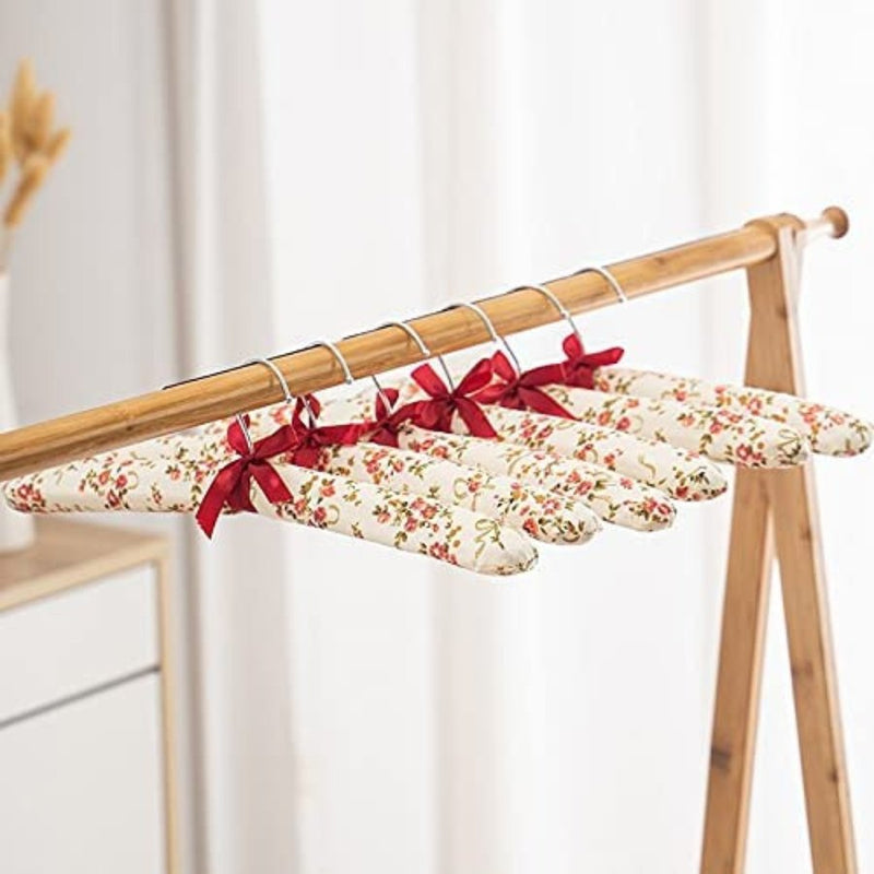 Coat Hanger Wardrobe Clothes Hanger Satin Cloth Sponge Dresses - Cupindy