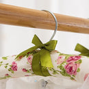 Coat Hanger Wardrobe Clothes Hanger Satin Cloth Sponge Dresses - Cupindy
