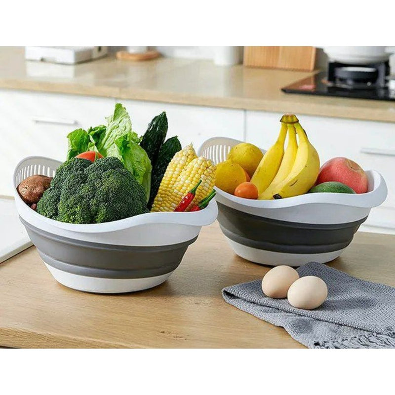 Collapsible Colander Bowl Collapsible Rice Washing Bowl - Cupindy