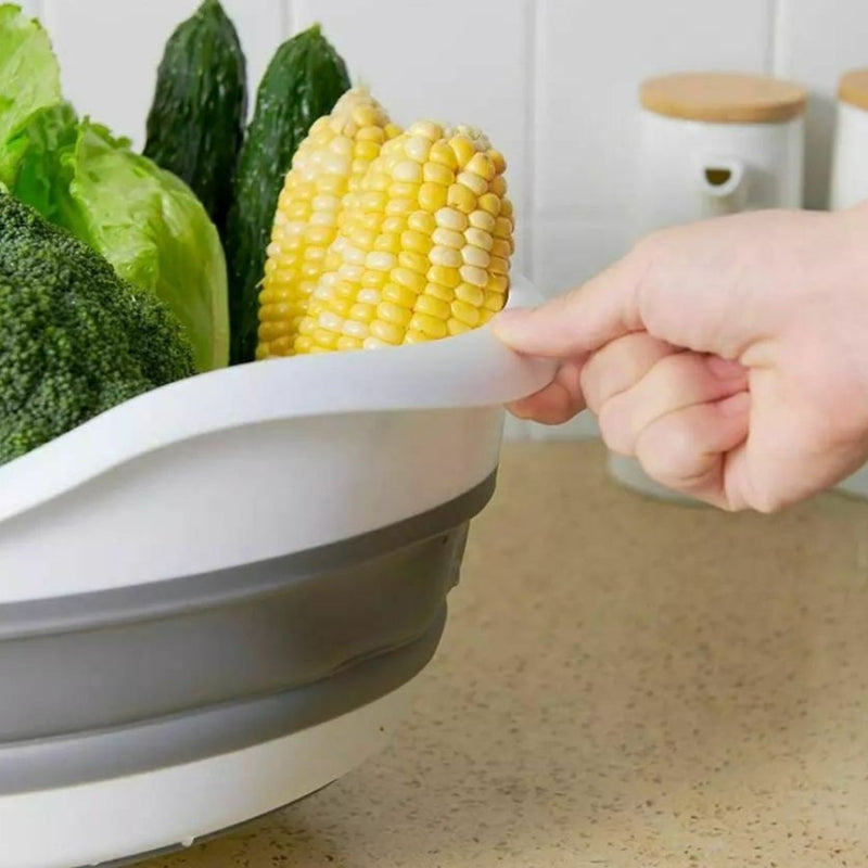 Collapsible Colander Bowl Collapsible Rice Washing Bowl - Cupindy