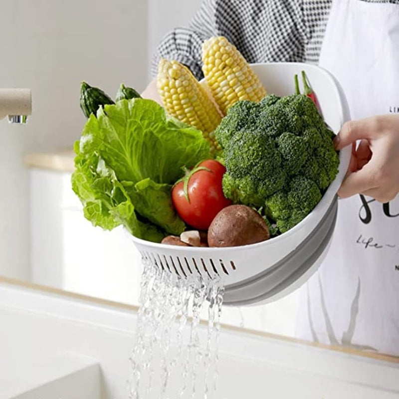Collapsible Colander Bowl Collapsible Rice Washing Bowl - Cupindy