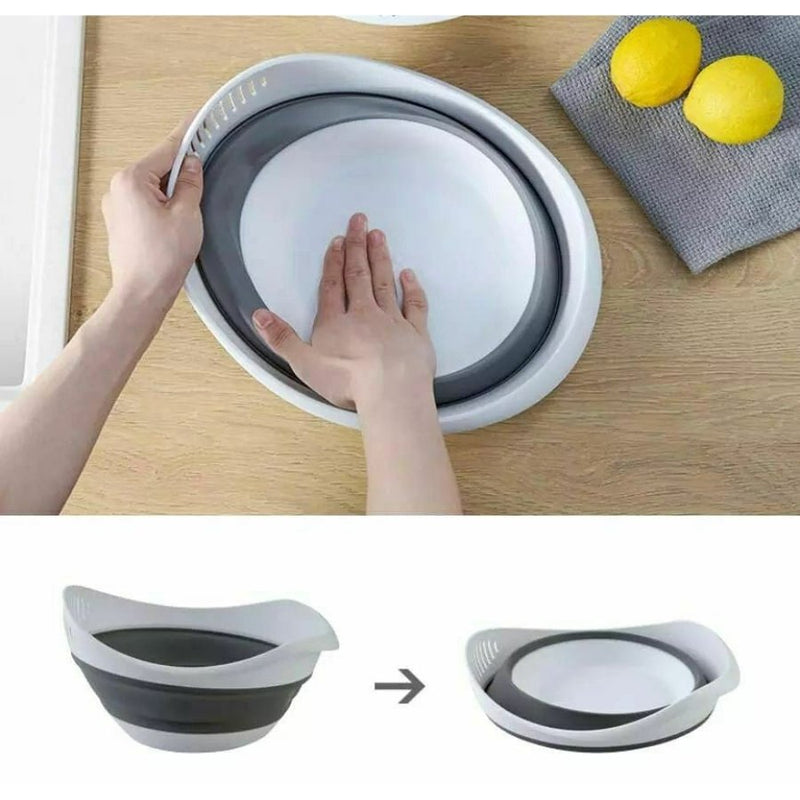 Collapsible Colander Bowl Collapsible Rice Washing Bowl - Cupindy