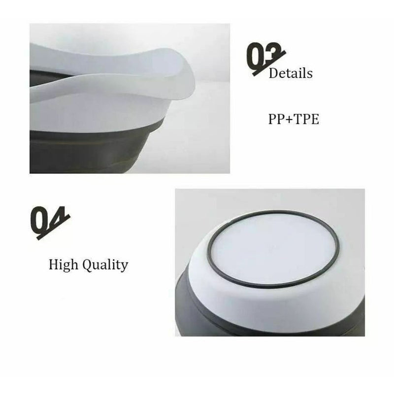 Collapsible Colander Bowl Collapsible Rice Washing Bowl - Cupindy