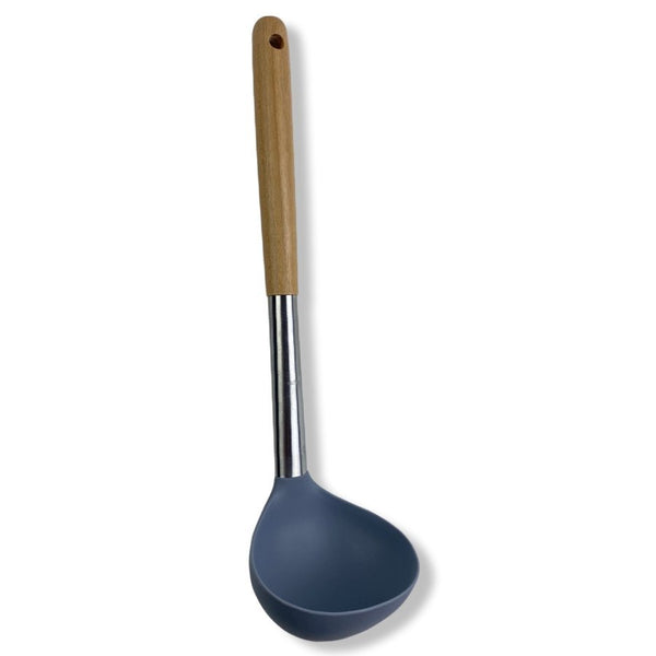 Cook Style Nylon Food Soup Ladle With Wooden Handle - CS-S18D - Cupindy