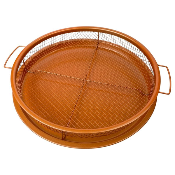Copper Oven Air Fryer Basket, 30cm - Cupindy