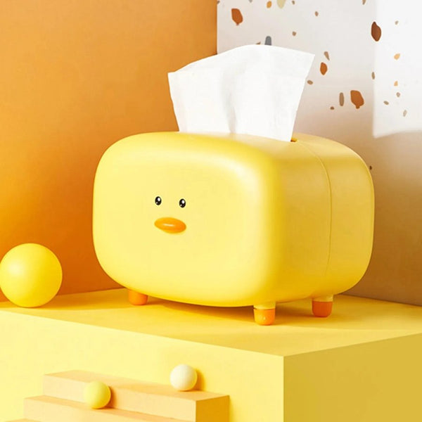 Cute Cartoon Little Yellow Duck Tissue Box - Cupindy