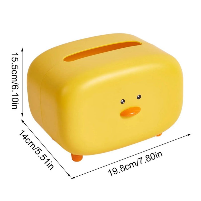 Cute Cartoon Little Yellow Duck Tissue Box - Cupindy