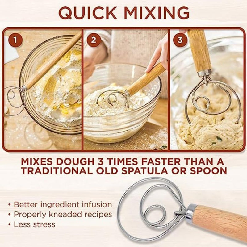Danish Dough Whisk Large - Cupindy