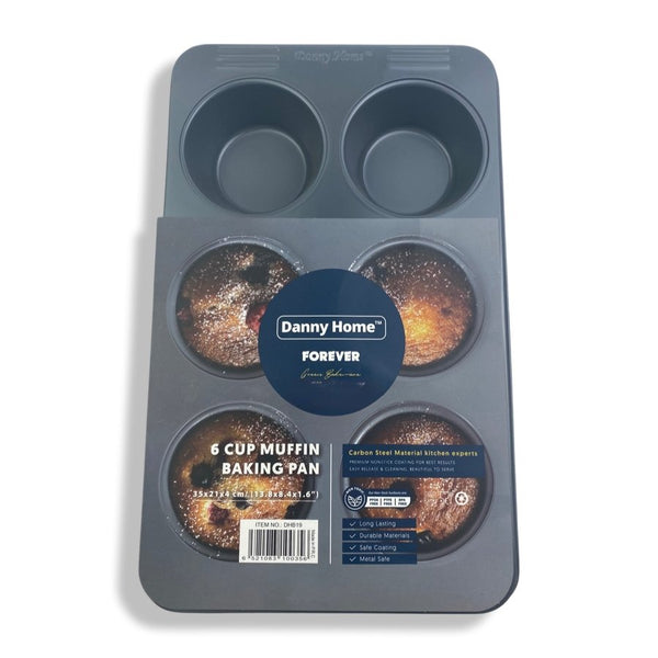 Danny Home - 6 Cup Muffin Baking Pan - DHB18 - Cupindy