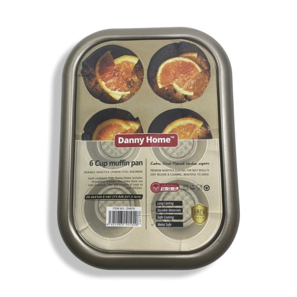 Danny Home - 6 Cup Muffin Pan - 29.4 cm - DHB76 - Cupindy