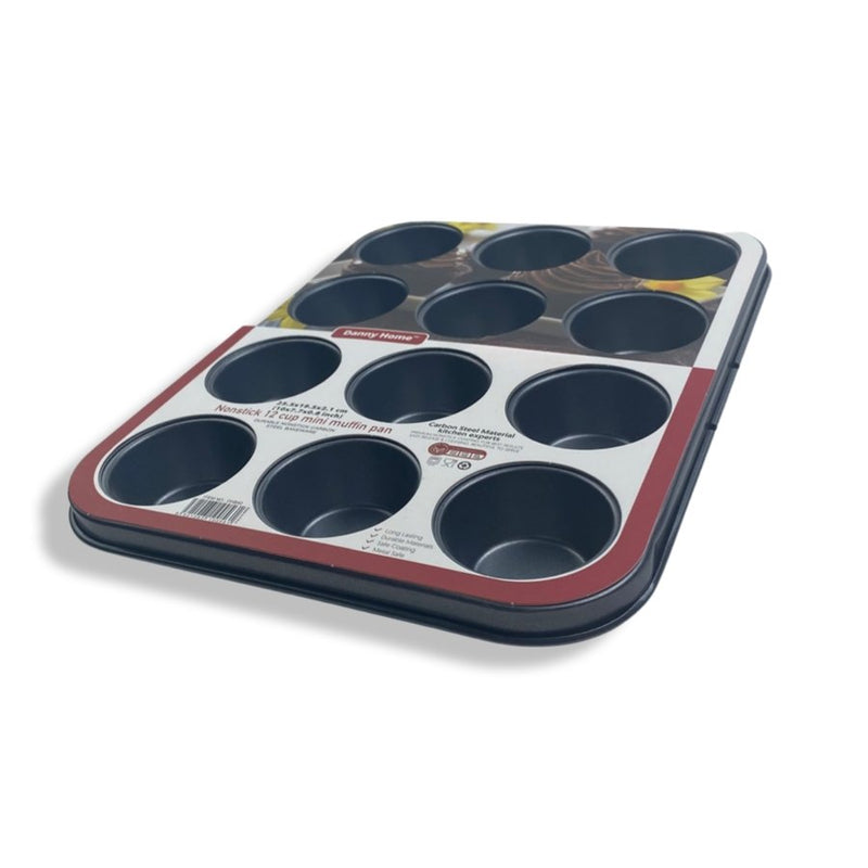 Danny Home - Nonstick 12 Cup Mini Muffin Pan - DHB40 - Cupindy