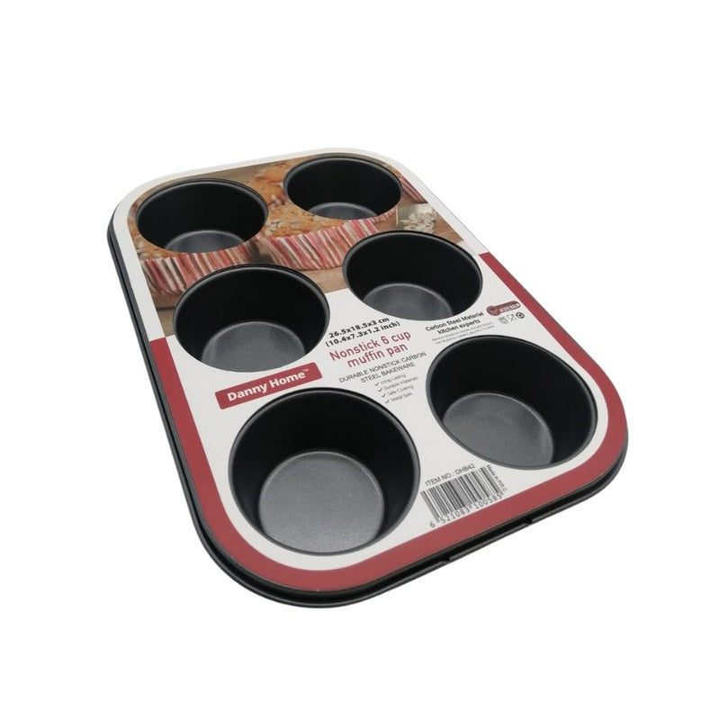 Danny Home - Nonstick 6 Cup Muffin Pan - DHB42 - Cupindy