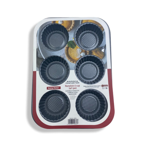 Danny Home - Nonstick 6 Cup Tart Pan - DHB50 - Cupindy
