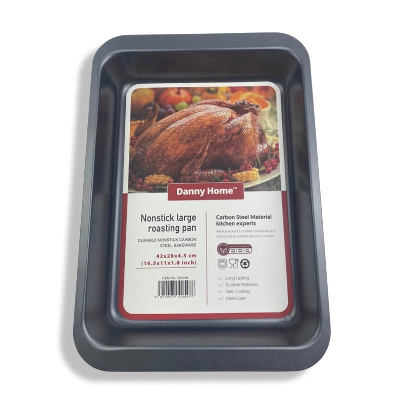 Danny Home - Nonstick Large Roasting Pan - DHB38 - Cupindy