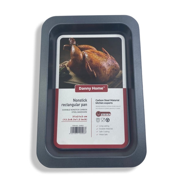 Danny Home - Nonstick Rectangular Pan - 31cm - DHB33 - Cupindy