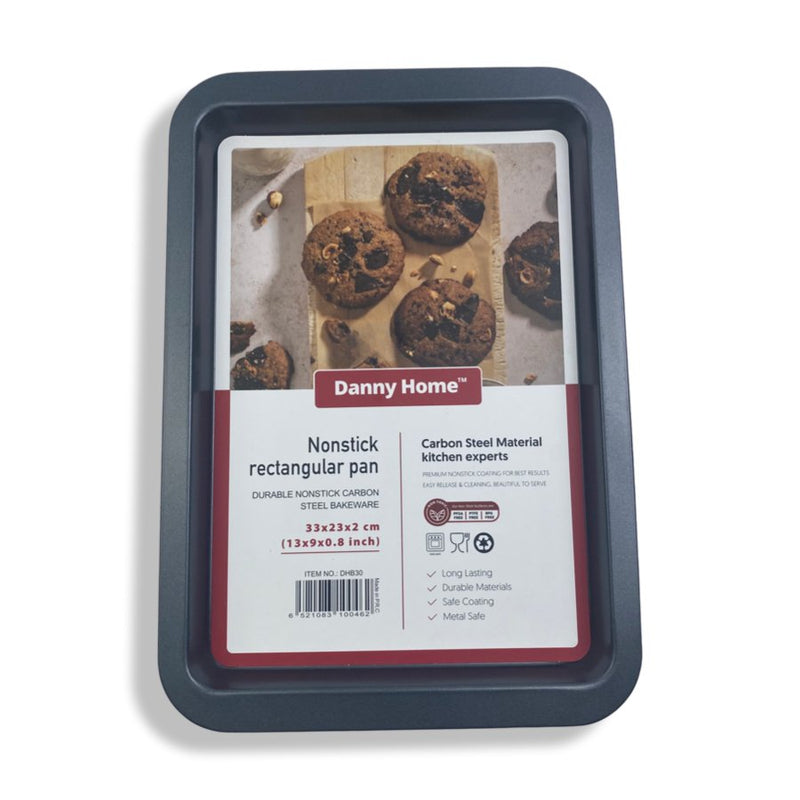 Danny Home - Nonstick Rectangular Pan - 33cm - DHB30 - Cupindy