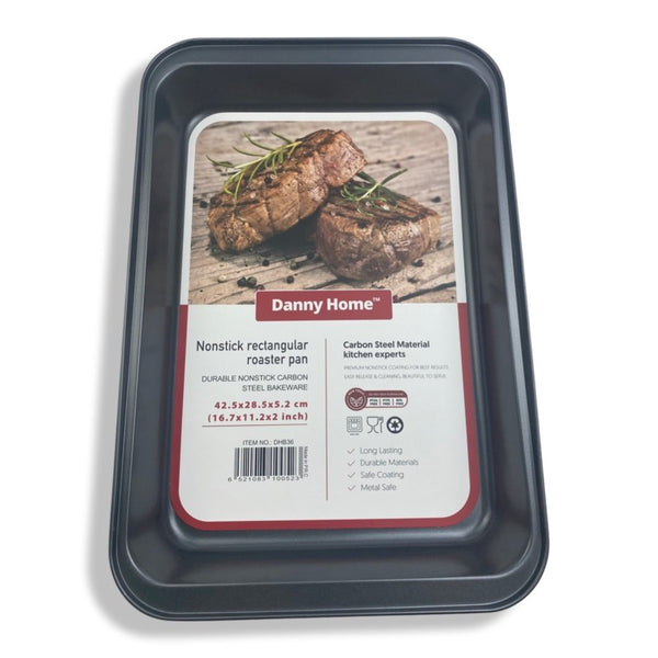 Danny Home - Nonstick Rectangular Roaster Pan - DHB36 - Cupindy