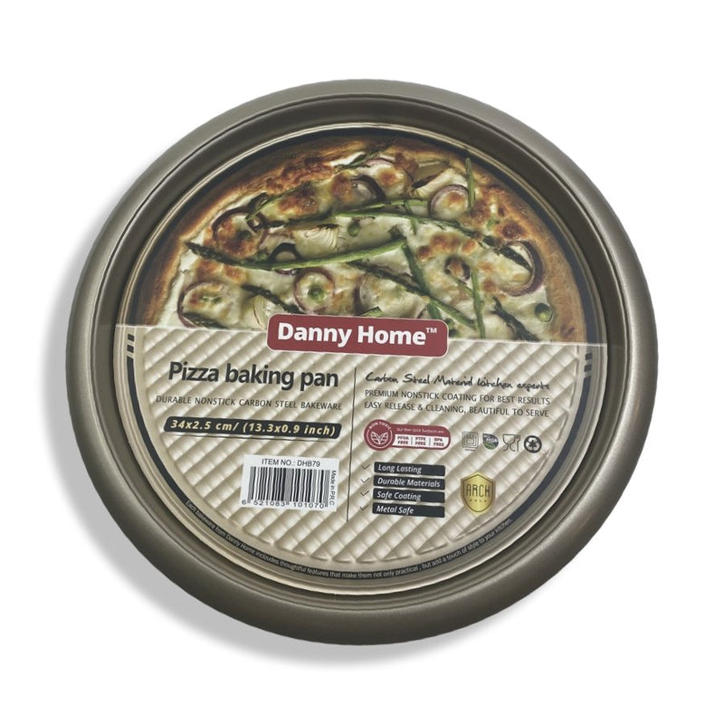 Danny Home - Pizza Baking Pan - 34 cm - DHB79 - Cupindy