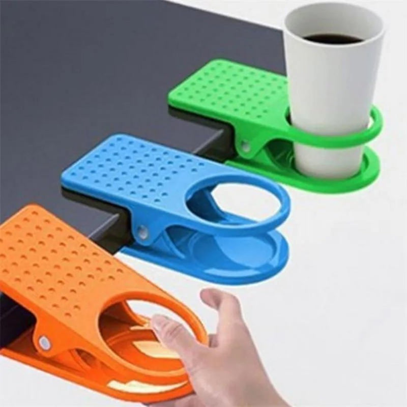 Desk Cup Holder Laptop Study Table Clip - Multi Colors - Cupindy