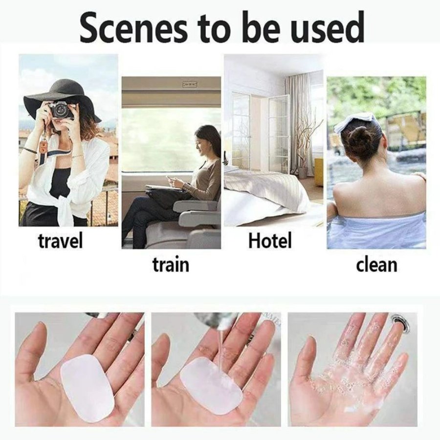 Hand Clean Paper Disposable Hand Washing Cleaning Paper Soap - Multi Colors