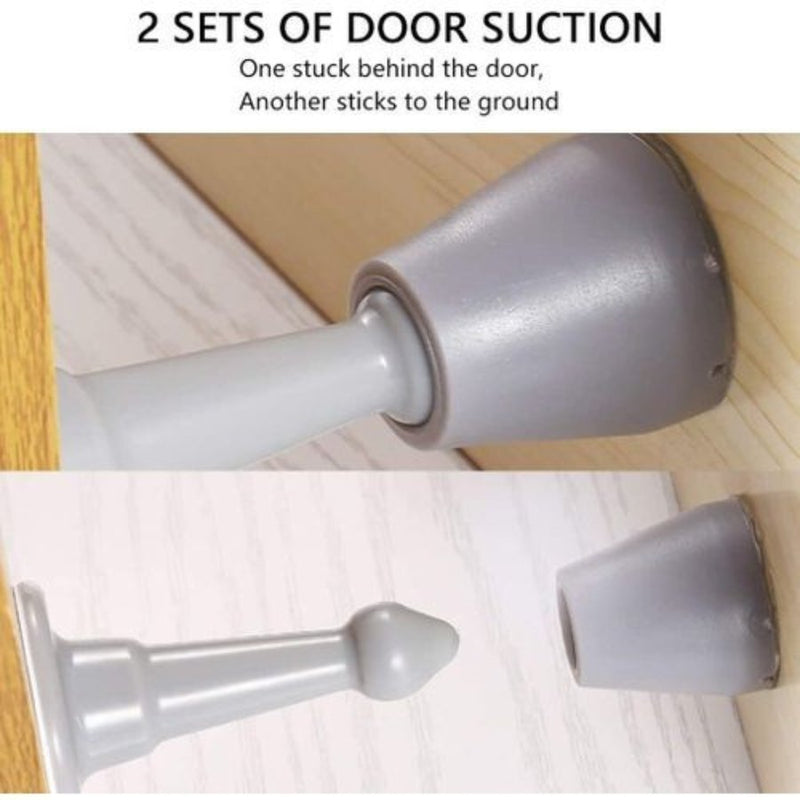 Door Stops of Plastic Catch Door Stopper Wall Protector - Cupindy