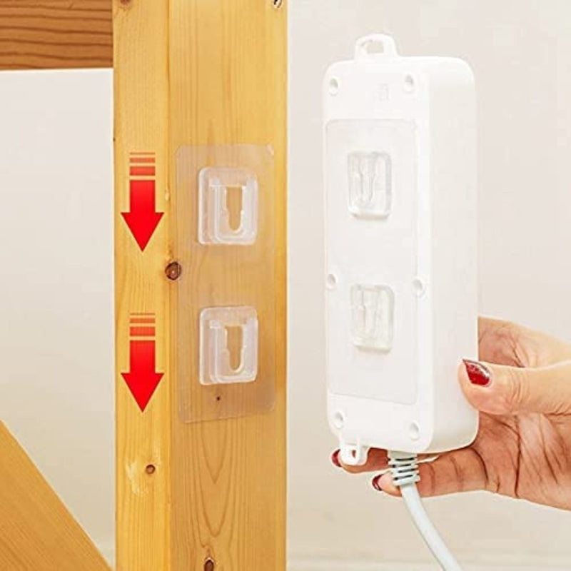 Double Sided Adhesive Wall Hooks - 1 Piece - Cupindy