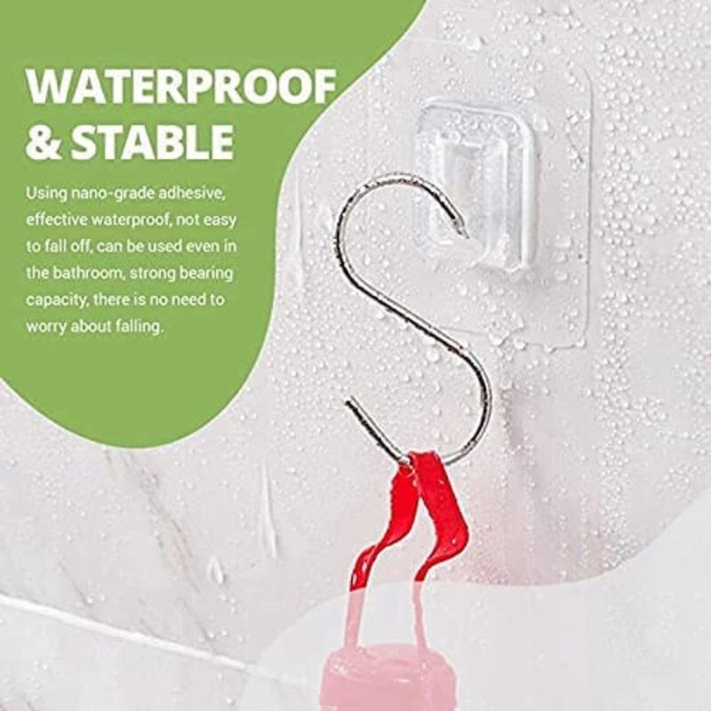 Double Sided Adhesive Wall Hooks - 1 Piece - Cupindy
