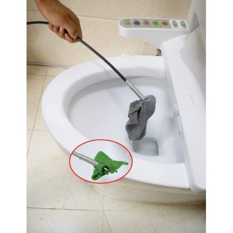 Drain Augers, Drain Clog Remover, Sink Drain Hair Catcher Flexible Pickup Toilet Cleaning Tool with Retractable Claw Stick - Cupindy