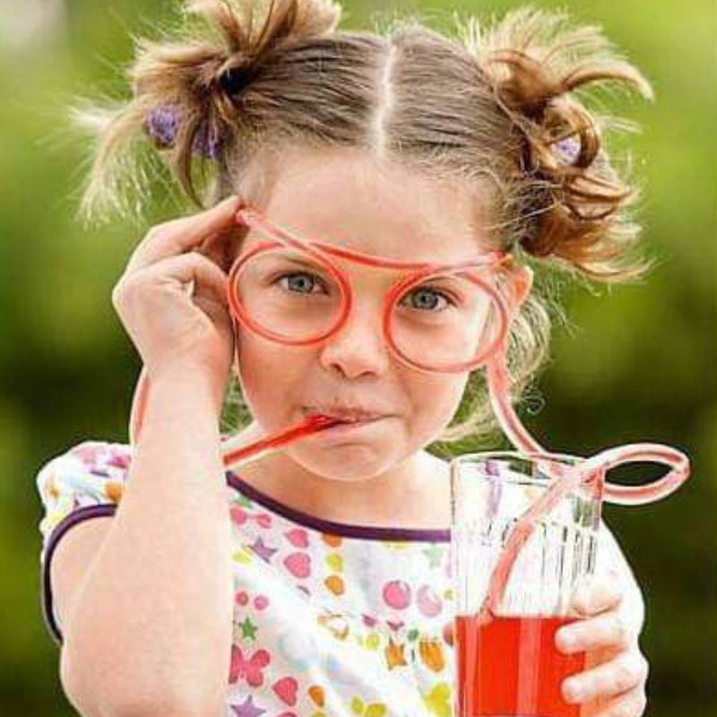 Drinking straw Eyeglass for Kids -1 Piece - Cupindy