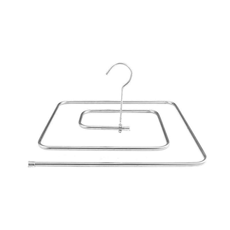 Drying Rack Stainless Steel Spiral Shaped Hanger for Blankets Bed Sheets Curtains Space-Saving Airer - Cupindy
