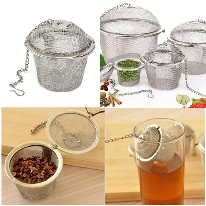 Easy Tea Filter Infuser Stainless steel - Medium - Cupindy