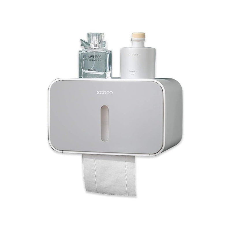 ECOC Toilet Roll Holder, Self Adhesive, Wall Mount - Cupindy