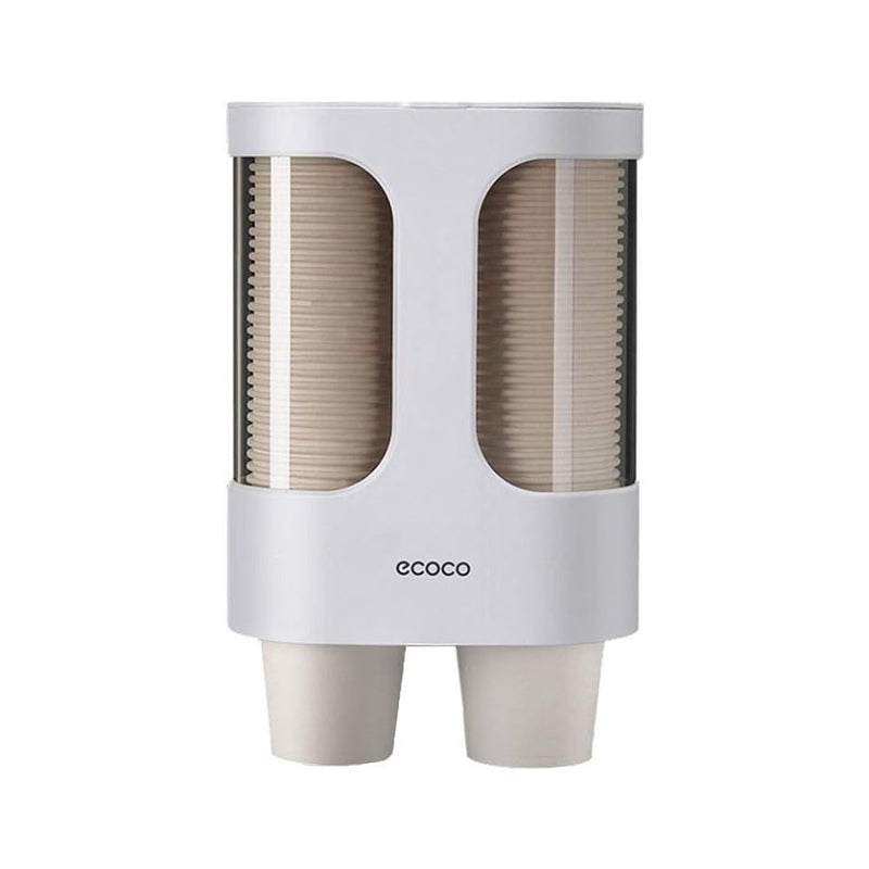 ECOCO Disposable Paper Cup Dispenser Wall Mounted - Cupindy