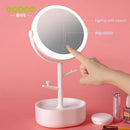 Ecoco LED Makeup Mirror With Light Cosmetics Storage - Cupindy
