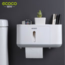 ECOCO Paper Towel Tissue Box Dispenser Wall Mounted Storage - Cupindy