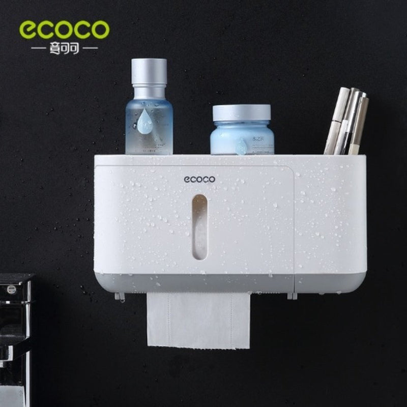 ECOCO Paper Towel Tissue Box Dispenser Wall Mounted Storage - Cupindy